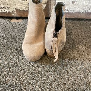 Cream booties